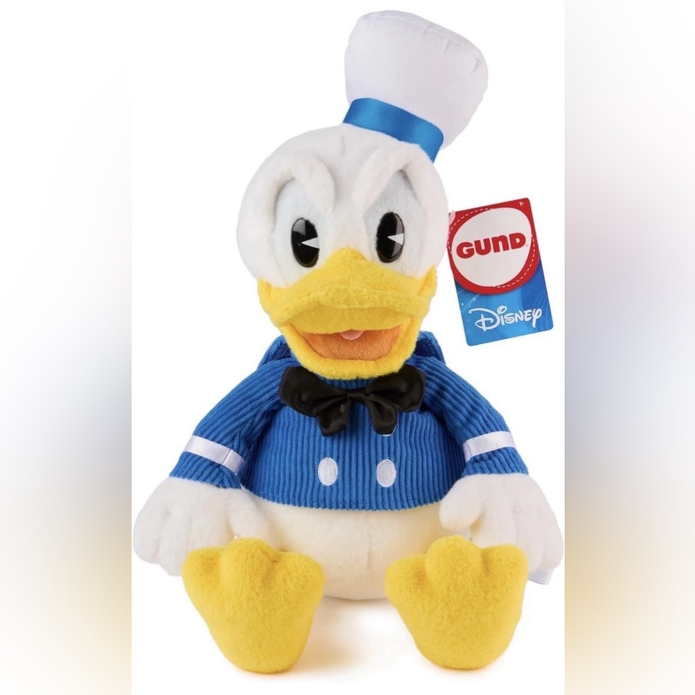 GUND Disney Official Donald Duck Classic 14" Plush Blue & White Mickey & Friends
